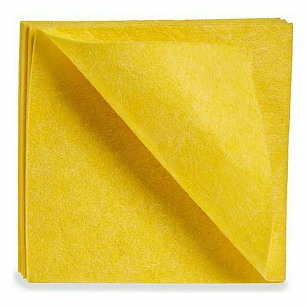 Rengöringstrasor Mjukt Gul 18 x 2,5 x 20 cm (12 antal)