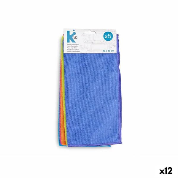 Rengöringstrasor Multicolour 30 x 30 x 0,02 cm (12 antal)