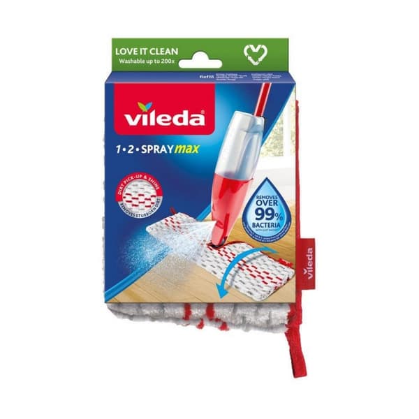 Mopphuvud, påfyllnad Vileda 1-2 Spray max