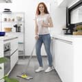 Miniatyrbillede 2 af 11: Mikrofiber gulvmoppe med automatisk vridefunktion type X Twop InnovaGoods