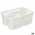 Miniatyrbillede 1 af 2: Arrangør Rensende Hvid Plastik 31,3 x 18 x 22 cm (12 enheder)