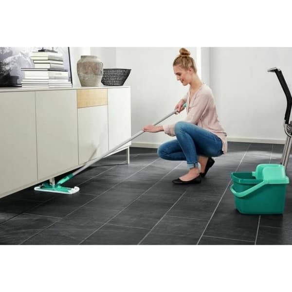 Mop with Bucket Leifheit Combi Clean M Grøn Metal Plastik