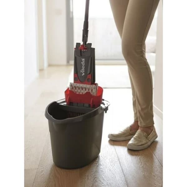 Siivoussanko Vileda Ultramax Musta Punainen Muovinen 10 L 38 x 38 x 38 cm