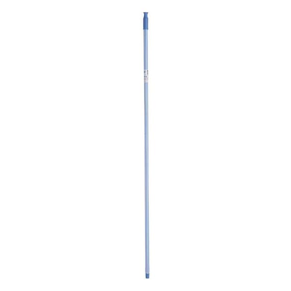 Sopborstskaft Ränder 2,3 x 130 x 2,3 cm Blå Metall (12 antal)