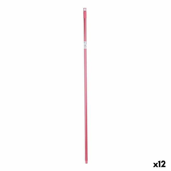 Sopborstskaft 2,3 x 130 x 2,3 cm Rosa Metall (12 antal)