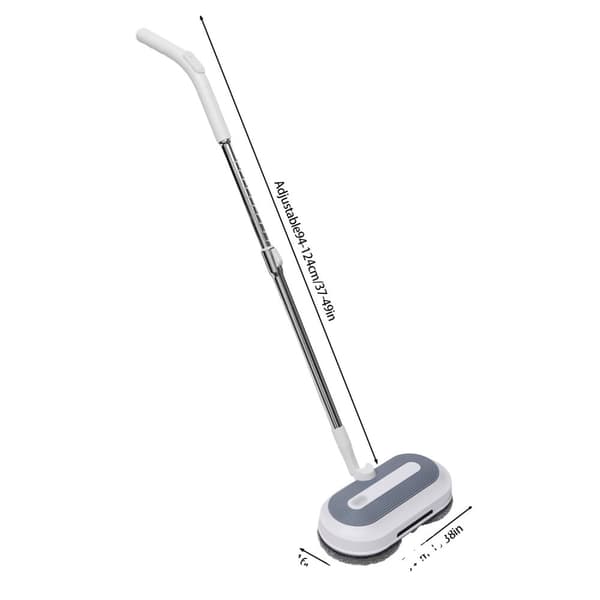 Trådlös elektrisk spinmopp, 30W effekt, 150-180 rpm hastighet,VIT