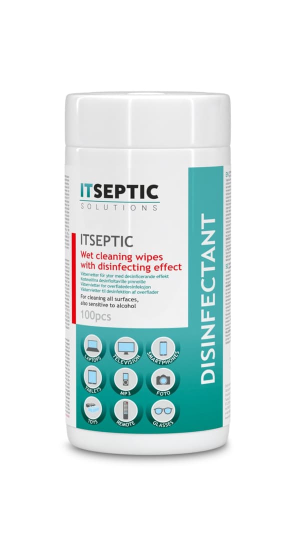 Disinfecting cleaning wipes for electronic, 100pcs