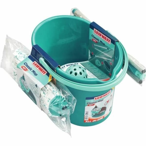 Bucket and mop set Leifheit Classic Mop 56792 Viskoosi Muovinen 12 L