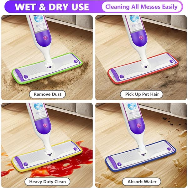 INF Swiffer PowerMop -täyttöpakkaus Mikrokuitu-moppipäät Harmaa