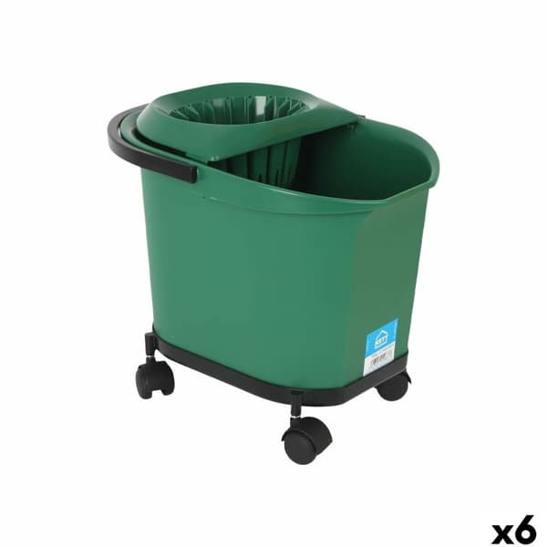 Siivoussanko Kety Vihreä 16 L 40,5 x 30 x 35 cm (6 osaa)