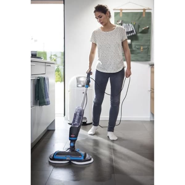 Bissell SpinWave / 2-i-1 rengøringsmiddel / Gulve og fliser / 2 roterende puder / Manøvrerbart og let design