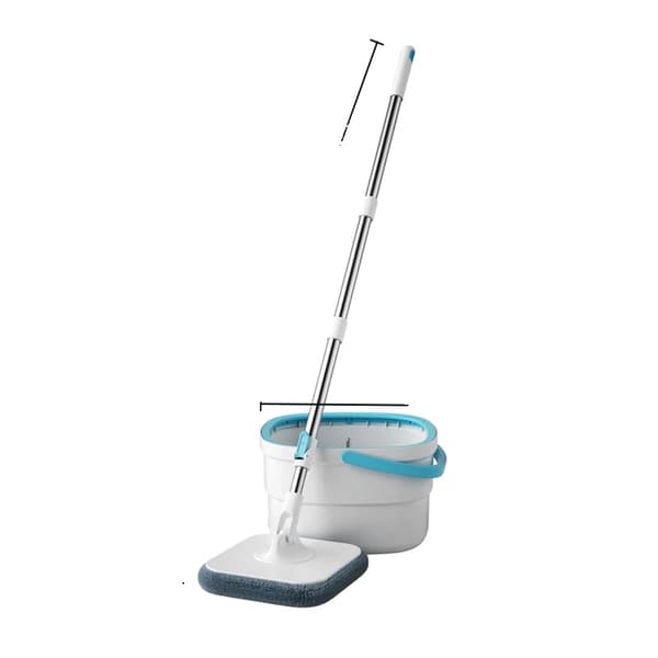 Spin Mop, 360° roterande rengöring, justerbart handtag,Mops