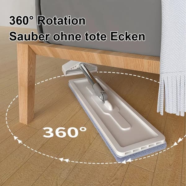 Wischmopp, 360° kääntyvä lattiamoppi, puristusfunktio