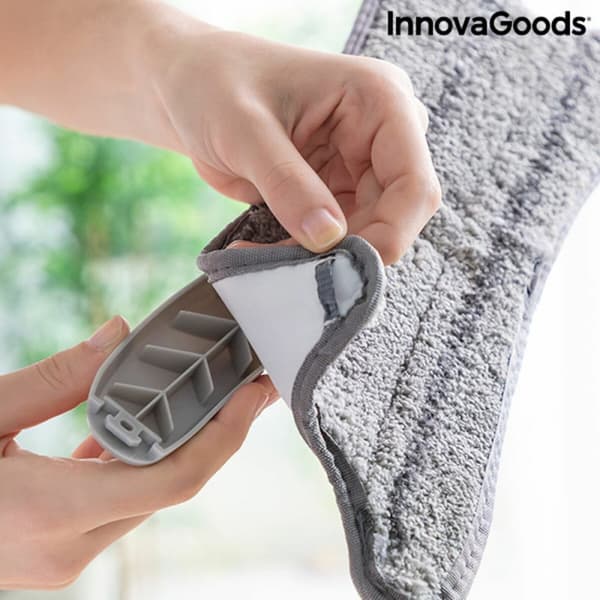 BRUGT Mikrofiber gulvmoppe med automatisk vridefunktion type X Twop InnovaGoods (Refurbished A)