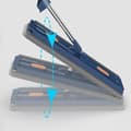 Pikkukuva 7 / 8: Bomclap Microfiber Mop Flat Suuri veden imeytyminen märkä ja kuiva kaksinkäyttö säädettävä ruostumattomasta teräksestä pitkä kahva 360 pyörivä vedenpo