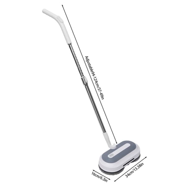 Trådlös elektrisk spinmopp, 30W effekt, 150-180 rpm hastighet,VIT