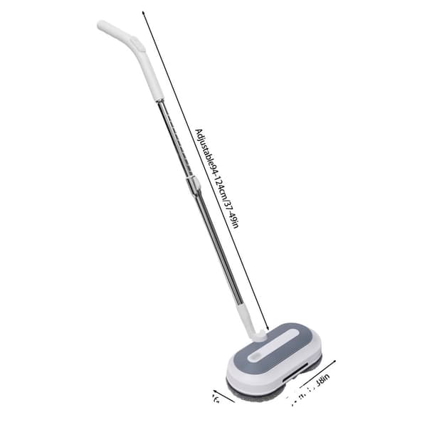 Trådlös elektrisk spinmopp, 30W effekt, 150-180 rpm hastighet,VIT
