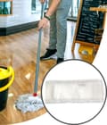 Miniatyrbillede 10 af 11: Fladmopp 40 cm mikrofiber hvid Premium (MMW40S)