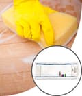 Miniatyrbillede 11 af 11: Fladmopp 40 cm mikrofiber hvid Premium (MMW40S)