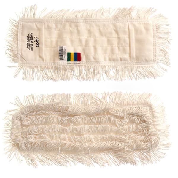 Mjuk plattmopp med fickor 40 cm Standard (MW14)