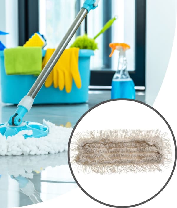 SOFT Eco 40 cm dobbeltsystem fladmopp (MLETW4)