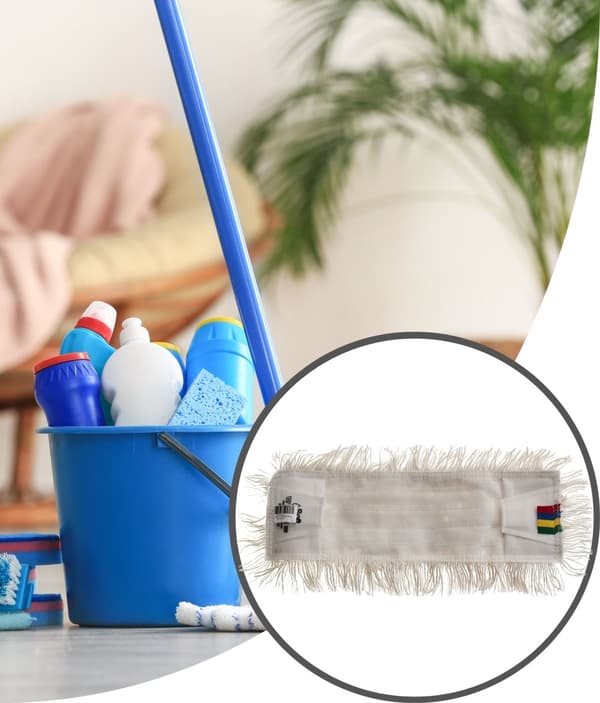 SOFT Eco 40 cm dobbeltsystem fladmopp (MLETW4)