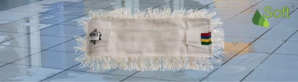 SOFT Eco 40 cm dobbeltsystem fladmopp (MLETW4)