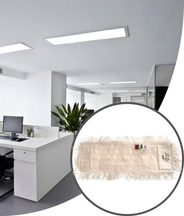 Platt fickmopp 50 cm MJUK Standard (MW15)