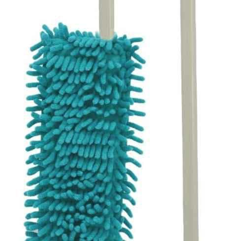 Duo Mopp Chenille Turkos Med Teleskopiskt Handtag F..