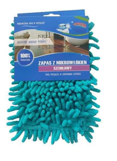 Duo-moppinsats Chenille Turkos...