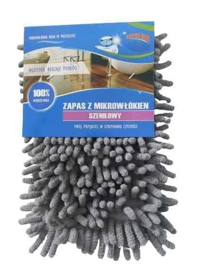Duo-moppinsats Chenille Grå...