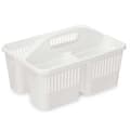 Miniatyrbillede 3 af 3: Arrangør Rensende Hvid Plastik 31,3 x 18 x 22 cm (12 enheder)