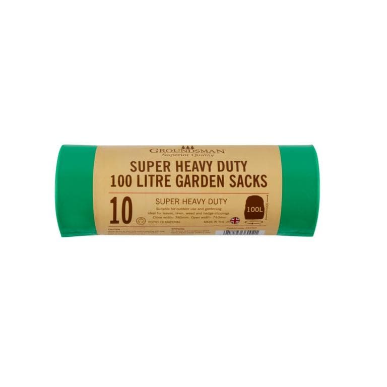 Groundsman Heavy Duty Plastic Refuse Sacks (Pack of 10)