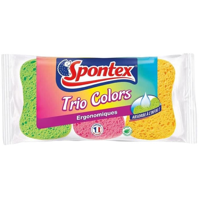 SPONTEX ergonomisk svampuppsättning om 3