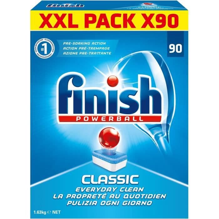 FINISH CY2-pakke med 90 opvasketabletter - Powerball Classic