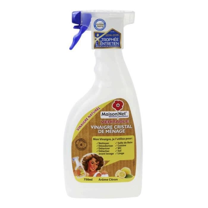 Citronsmaksatt naturlig kristall hushållsvinäger - 750 ml
