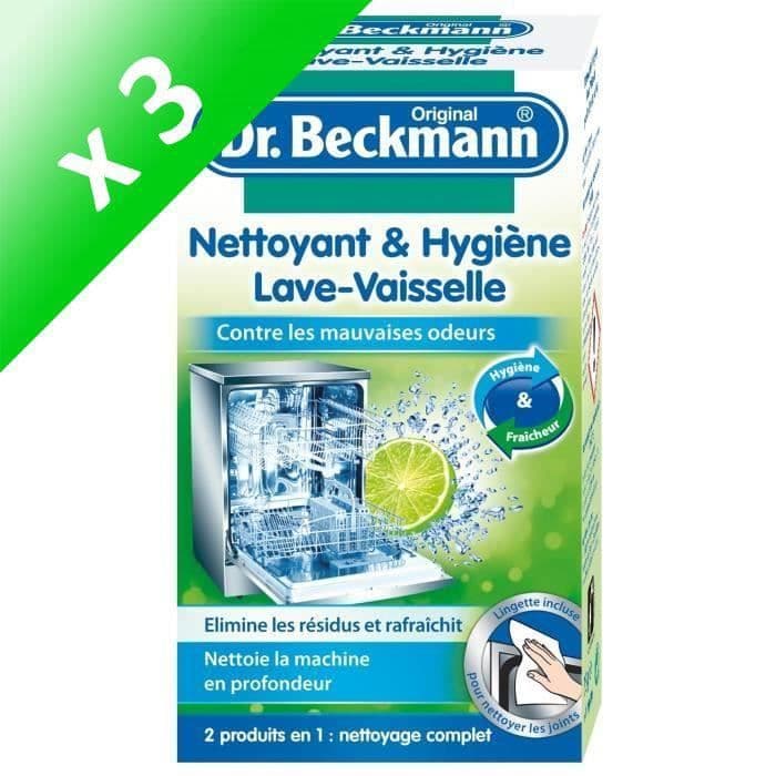 DRBECKMANN Diskmaskinrengöring & hygien - 75 g (3-pack)