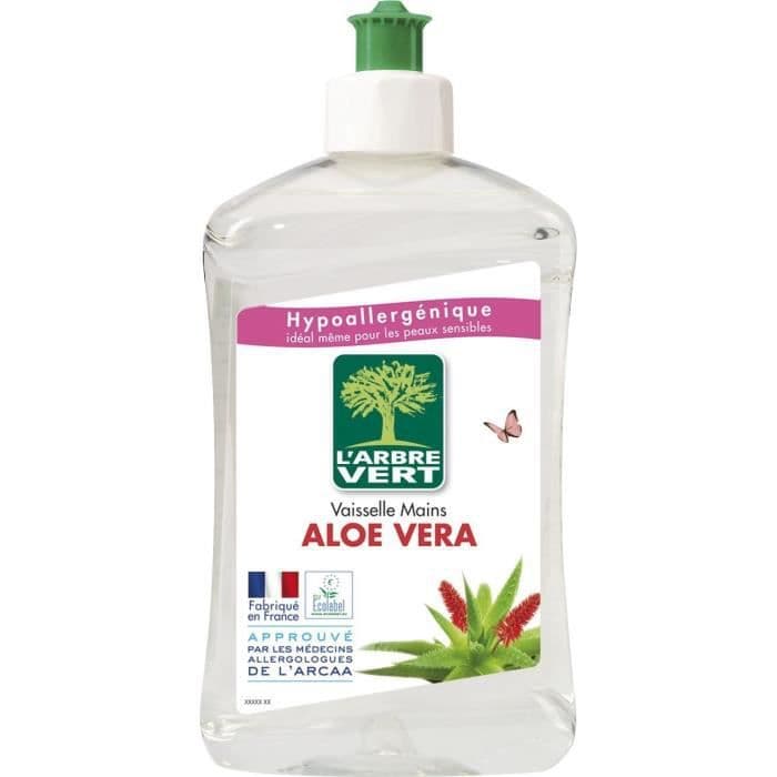 Aloe Vera bordet og hænderne grønt træ - 500 ml