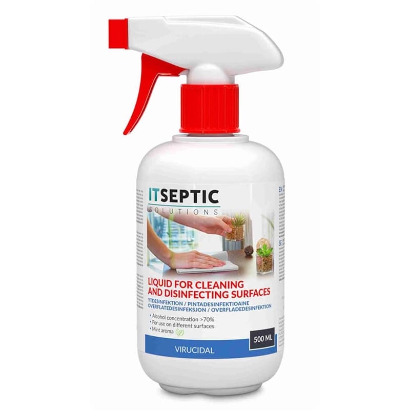 Itseptic Ytdesinfektion Flytande >70% Alkohol 500Ml