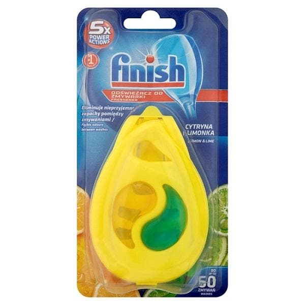 FINISH_5x Power Actions Freshener odświeżacz do zmywarki Lemon & Lime 4ml