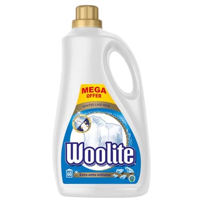 WOOLITE_Extra White Brilliance płyn do prania do bieli z keratyną 3,6l