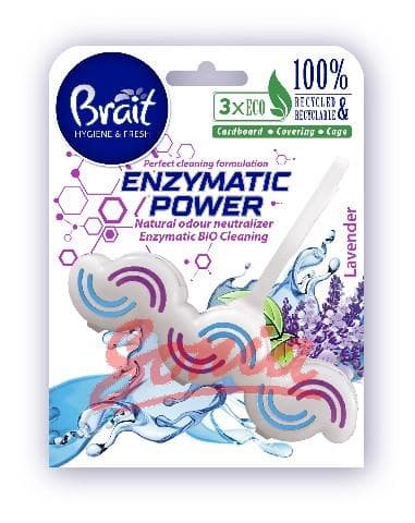 Brait Hygiene & Fresh WC toilet bar Enzymatic Power - Lavender 45g
