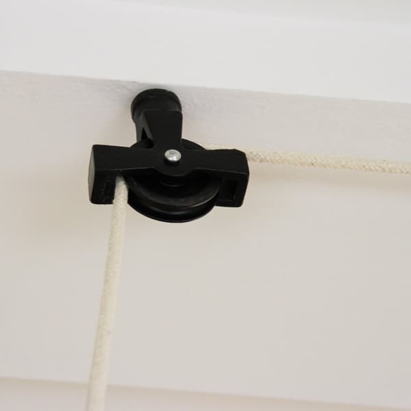 Clothing Airer Ceiling Pulley - Black - 1.2m | MonsterShop