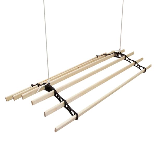 Clothing Airer Ceiling Pulley - Black - 1.2m | MonsterShop