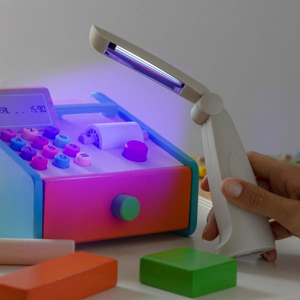 Sammenfoldelig Desinfektionslampe med UV - Batteridrevet