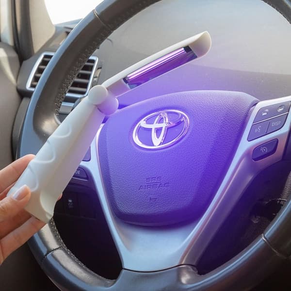 Sammenfoldelig Desinfektionslampe med UV - Batteridrevet