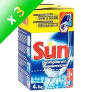 SUN regenererende salt - 4 kg (pakke med 3)