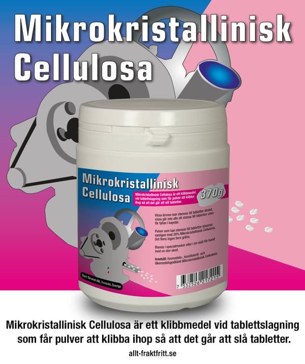 Mikrokristallinisk Cellulosa 370 gram