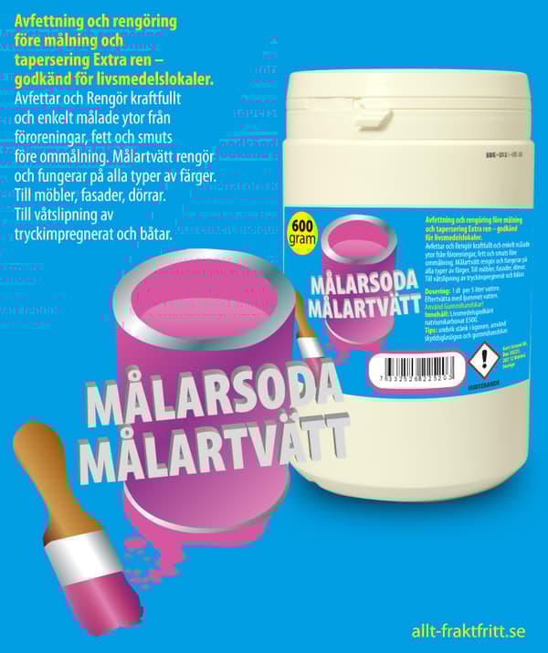 Målarsoda (Målartvätt) 600 G