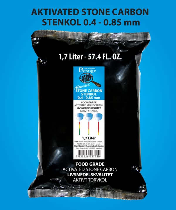 Aktivt Stenkol 1,7 Liter - toppkvalitet
